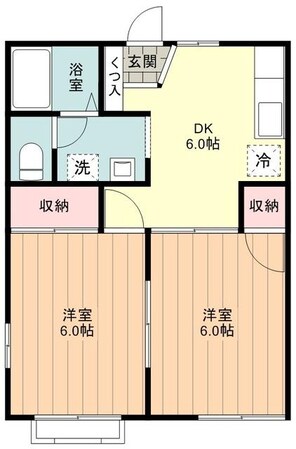 ペルテ川口の物件間取画像